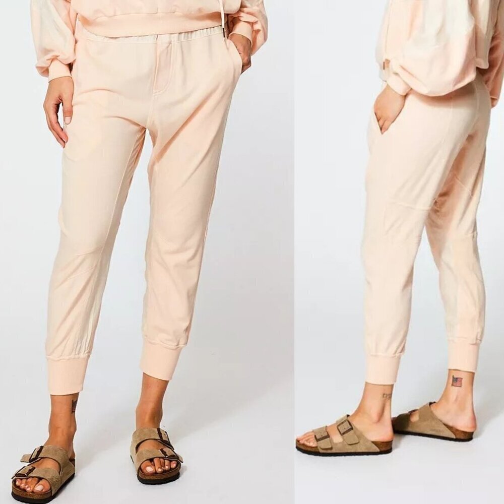 Young Fabulous & Broke Odin Peach Color High Rise Jogger Pants 35220